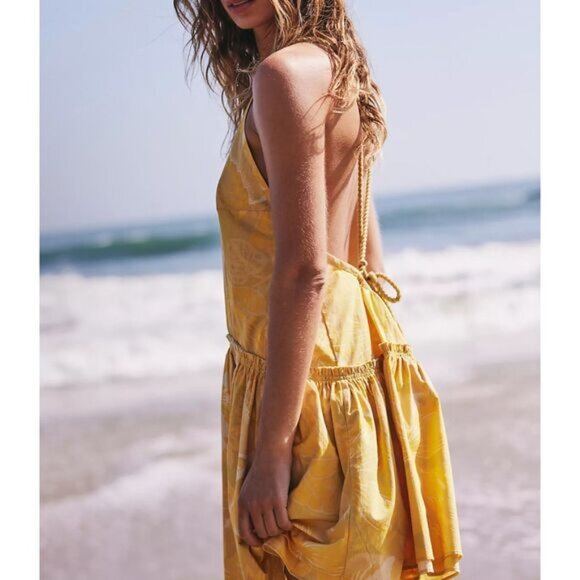 NEW Free People Deserted Island Mini Dress - Picture 2 of 8